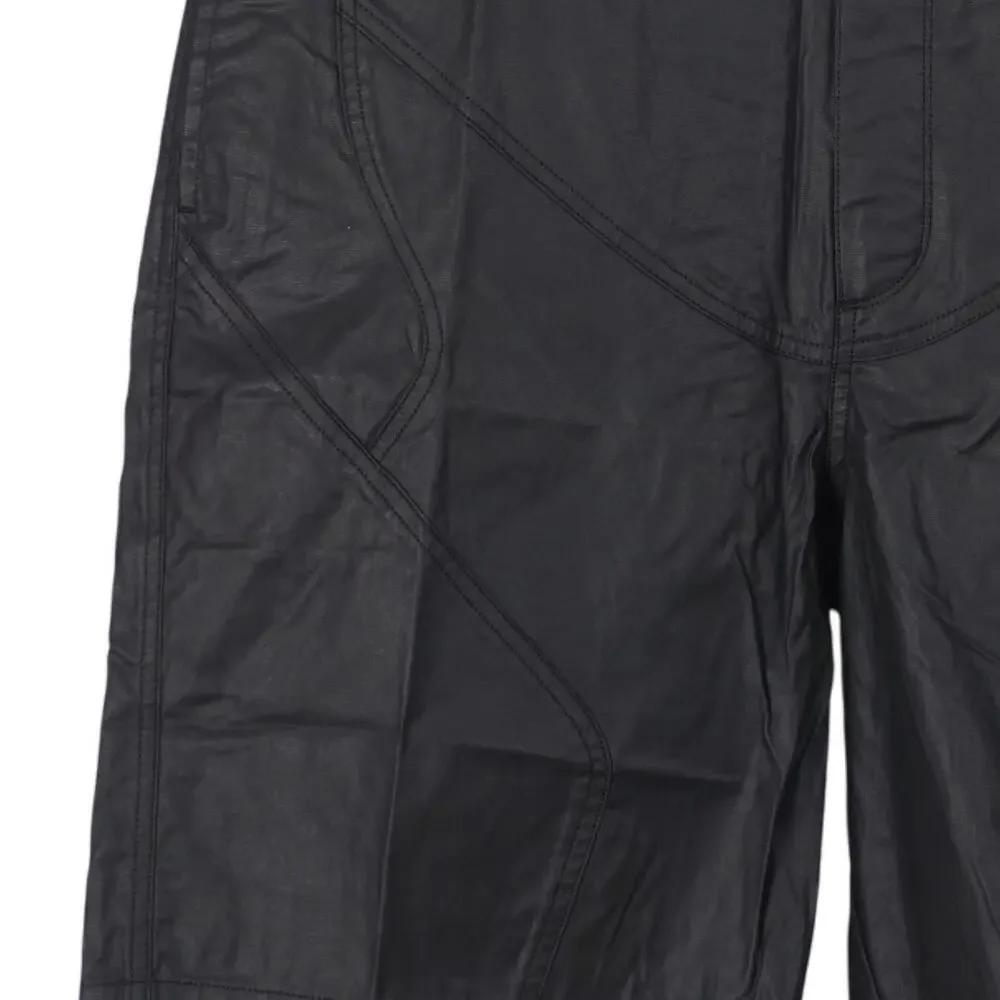 NWT Jordan Nike x Cactus Jack Shorts Men Size 36 Black Coated Waxed Travis Scott